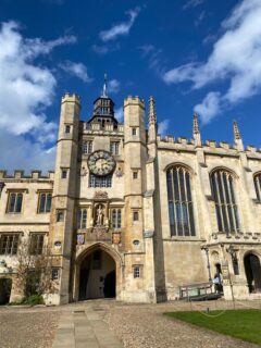 Picture from the front of the Trinity College Chapel