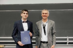 Jonas Prokscha won the Master Prize (photo: Giulia Iannicelli)